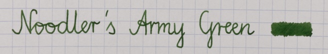Noodler's Army Green Oxford