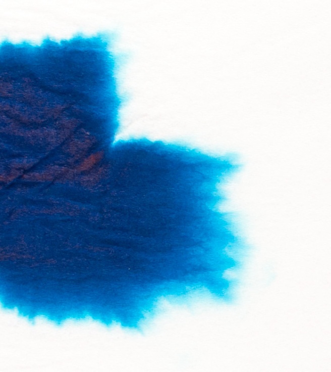 Diamine Majestic Blue chromatografia2