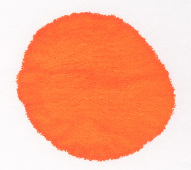 J. Herbin Orange Indien chromatogtafia1