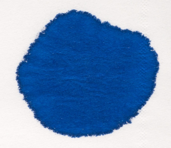 Diamine Presidential Blue chromatografia1